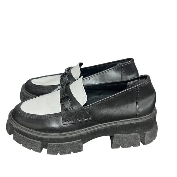 Steve Madden Women's Trifecta Lug-Sole Platform Loafers - Picture 2 of 3